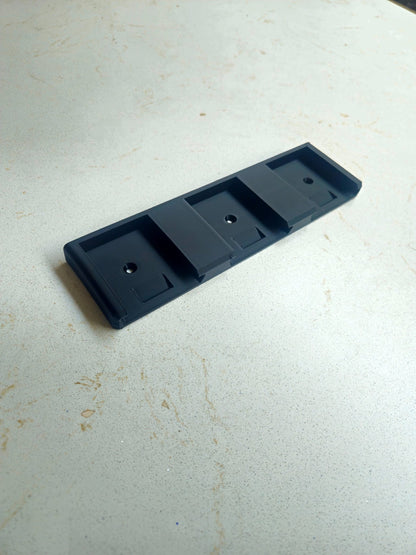 3D Geprinte Accuhouder – Compatibel met Bosch Professional 18V – Wandmontage (4 Accu’s) - 3DTS