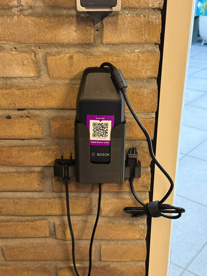 3D-geprinte acculaderhouder voor Bosch 4A fietsoplader – wandmontage - 3DTS