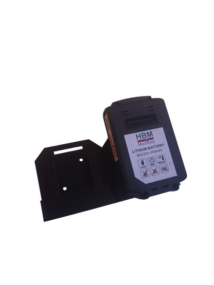 HBM 20V Accuhouder – 2 - voudig (Wandmontage) - 3DTS