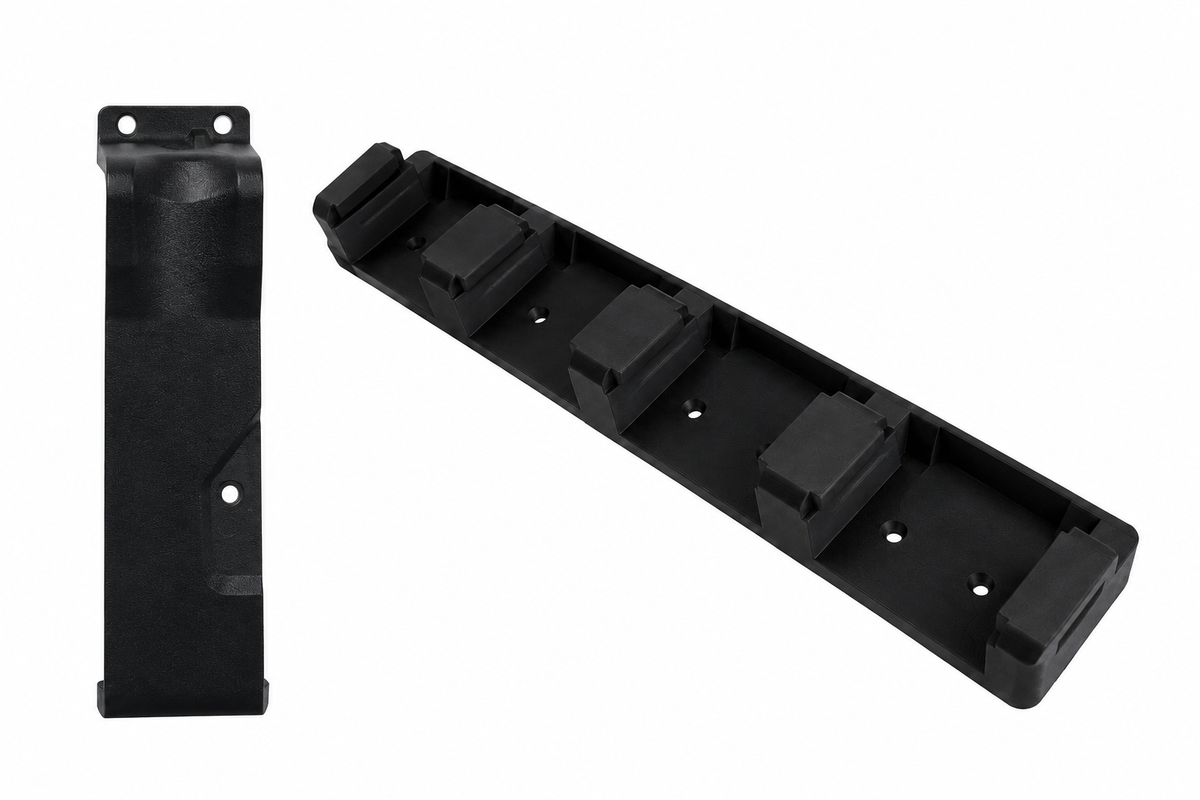 DC18RD duo opladerhouder en 4-voudige Makita 18V accuhouder, zonder oplader of accu’s