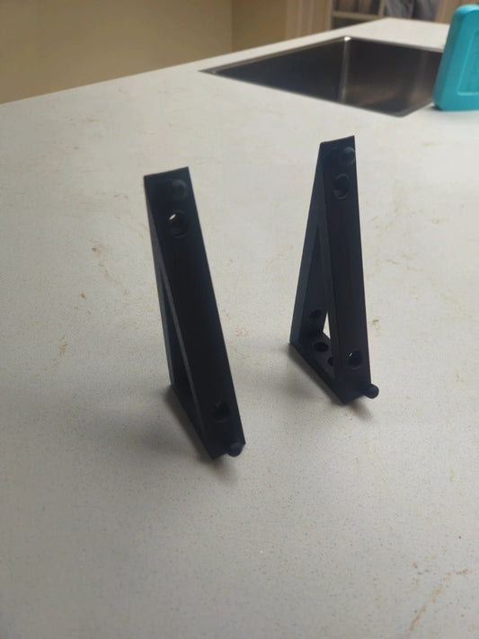 Wandhouder schuin voor Makita DC18RC Oplader – 3D Geprint – Compatibel met 18V Laadstation - 3DTS