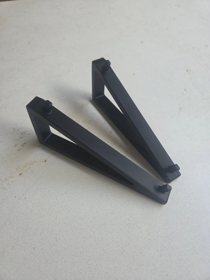 Wandhouder schuin voor Makita DC18RD Duo Oplader – 3D Geprint – Compatibel met 18V Laadstation - 3DTS