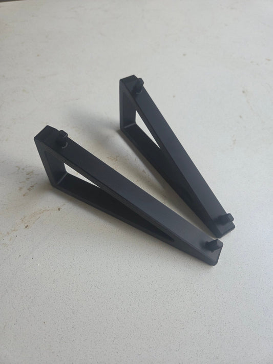 Wandhouder schuin voor Makita DC18RD Duo Oplader – 3D Geprint – Compatibel met 18V Laadstation - 3DTS