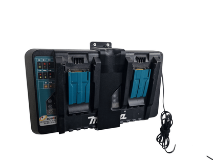 Wandhouder voor Makita DC18RD Duo Oplader – 3D Geprint – Compatibel met 18V Laadstation - 3DTS